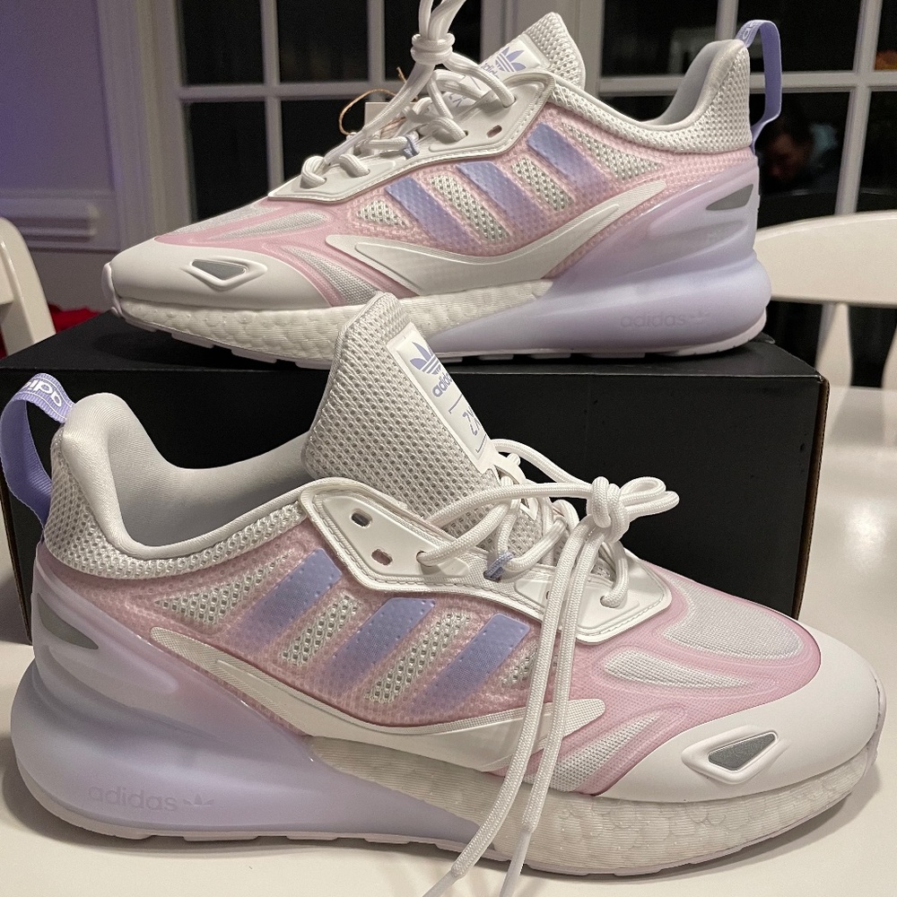 adidas originals WMNS ZX 2K Boost 2.0 W  'White Violet Tone'  GZ7824  NWT  Sz. 9